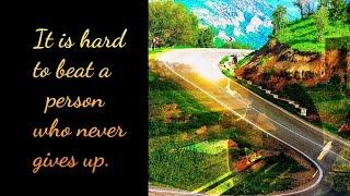 It is hard to beat a person who never | quote by Babe Ruth | Beautiful Quotes |