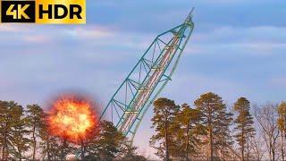 Kingda Ka IMPLODES! 4K HDR (Highest Quality) Six Flags Great Adventure