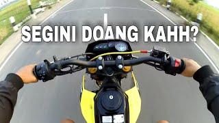 Test Top Speed Kawasaki D'Tracker 150 SE 2020 - Motovlog Jogja