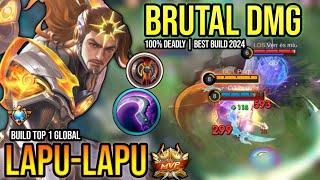 LAPU-LAPU BEST BUILD 2025 | BUILD TOP 1 GLOBAL LAPU-LAPU GAMEPLAY | MOBILE LEGENDS