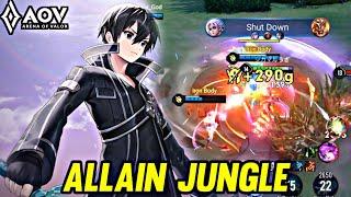 AOV  : ALLAIN GAMEPLAY | IN JUNGLE - ARENA OF VALOR LIÊNQUÂNMOBILE ROV