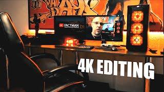 Компютър за Видео Обработка 4K Видео Монтаж / Desk Setup Video Editing Budget PC Build PC Upgrade 4k