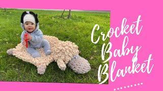 Easiest Crochet Baby Blanket: Little Lamb Blanket  ALIZE PUFFY