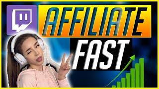 How To Become A Twitch Affiliate Fast - Make money STREAMING