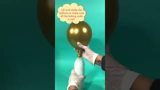 Self Inflating Balloon Science Experiment | Science for Kids | STEM for Kids #shorts