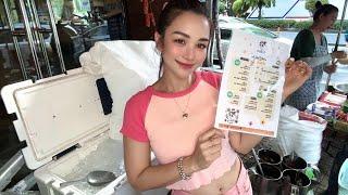 LIVE Street Café - Welcome Family  Ploysai Coffee Lady in Bangkok Thailand - Thai Street Food