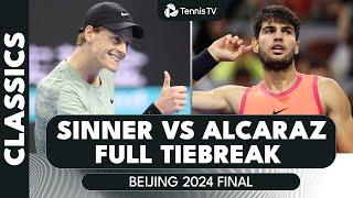 UNCUT: Carlos Alcaraz's Crazy Tiebreak Comeback vs Jannik Sinner  | Beijing 2024 Final