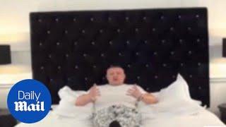 Lee McKenna posts business advice videos from hired mansion - Daily Mail