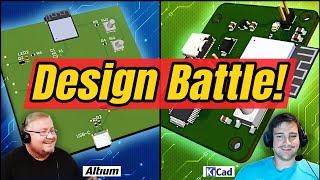 Two engineers compete to design a PCB in only 1 hour! Who will win?