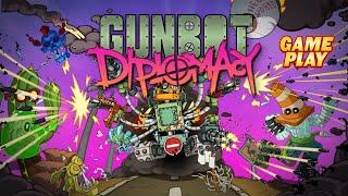 Gunbot Diplomacy  Gameplay  PC Steam Top-down survival shooter game  RELEASE DATE: May 13, 2025