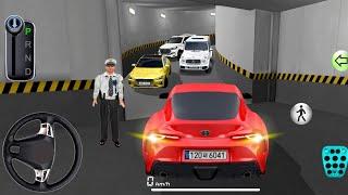 New Red Toyota Supra SR For Parking - 3d Driving Class android game || Car Game #gameplay #cargame