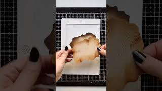 Create Wood Slice-Shaped Card