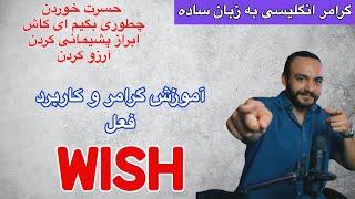 آموزش گرامر و کاربرد فعل Wish |  حسرت و پشیمانی در زبان انگلیسی