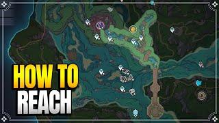 How to reach Submerged Stony Path + Hidden Teleport Waypoint | Puzzles |【Genshin Impact】