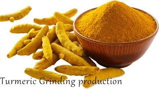 Turmeric ginger powder grinder spice pulverizer spices grinding mill machine factory work video