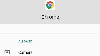 how to allow camera permission in chrome in mobile