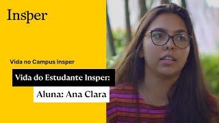 Vida do estudante Insper  - Ana Clara