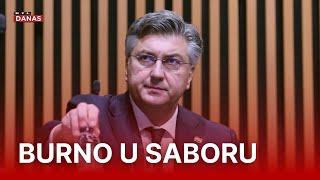 Andrej Plenković u Saboru podnio izvješće o radu Vlade. Oporba ga napadala | RTL Danas