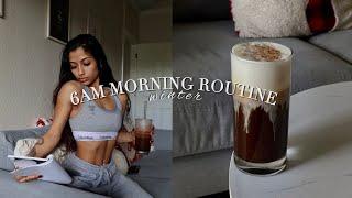 My 6am winter morning routine 2021️ | vlogmas day 7: mindful, realistic + cozy