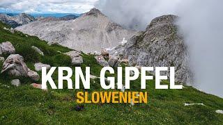 Wanderung auf den Krn Gipfel (Slowenien) - Geier über unseren Köpfen 