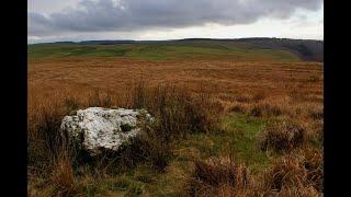 Blaen Nant-y-rhiw Bronze Age Round Cairn and Standing Stone, near Soar y Mynydd, Ceredigion