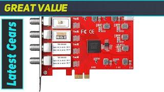 TBS 6904SE Quad Tuner PCIe Card: Best Satellite TV Experience!