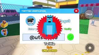 Roblox Pet Story Unlock Twittie Solve Verification Under Maintenance Twitter Error TWITTIFIED BADGE