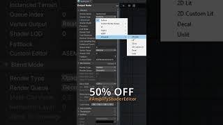   The most comprehensive and flexible #Shader editor for #Unity3d   #AmplifyShaderEditor