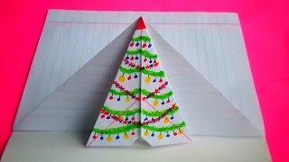 оригами конверт новогодний, идеи для личного дневника (лд) #19 // origami envelope Christmas