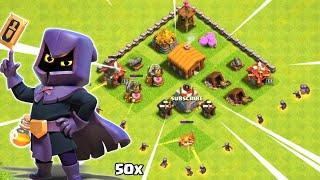 50x HeadHunter vs Every Town Hall | Clash of Clans