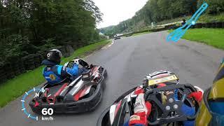 Kartclub NRW Lauf 5 Motodrom Hagen chaotischer Start, Bestzeit 52.078