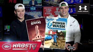 Let's Play: Escape Academy & PowerWash Simulator with Juraj Slafkovsky and Kaiden Guhle