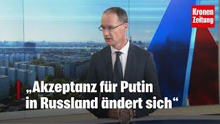 Wendepunkt im Krieg? „Akzeptanz für Putin in Russland ändert sich" | krone.tv NACHGEFRAGT