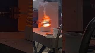 Small Crucible Melting for Induction Heating Equipment#induction #machine  #heating #furnace