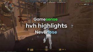 #cs2 hvh highlights ft. gamesense.pub/neverlose.cc #18