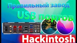 ПРАВИЛЬНЫЙ ЗАВОД USB ПОРТОВ / MACOS 11 BIG SUR / MACOS 12 MONTEREY / HACKINTOSH!