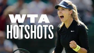 Best WTA Hot Shots | Ft. Raducanu, Boulter, Paolini, Keys, Kasatkina & Dart! | LTA