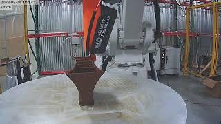 Lignin Wood 3D Print - Massive Dimension AC10 Robotic Printing Cell