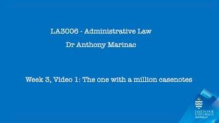 Admin Law 2024, Week 3 Video 1 Decisions
