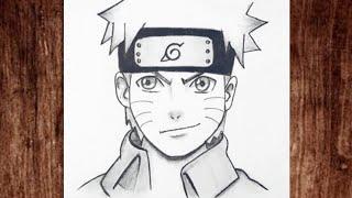 How to draw Naruto Uzumaki step by step | Naruto drawing easy | anime drawing |Pencil sketch