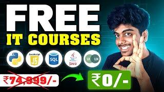 5 Best Free IT Courses Platform to Learn  | Free IT Course with Certificate Tamil