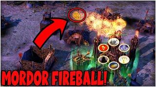 This Mordor FIREBALL Destroys Armies!!! | Battle for Middle Earth | BFME 2 ROTWK 2.02