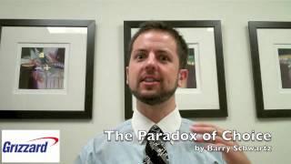 The Paradox of Choice by Barry Schwartz video book review