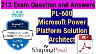 PL-600 Microsoft Power Platform Solution Architect Exam Questions and Answers | Pass PL-600