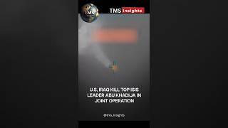 US Airstrike Eliminates ISIS Leader in Iraq, Trump Hails Operation.#usa #iraq #airstrike