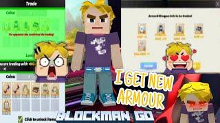 I GOT NEW JORMUNGANAR'S ARMOUR IN  RICH TRADE SYSTEM IN SKYBLOCK BLOCKMAN GO ENJOY VIDEO #skyblock