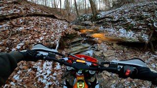 2023 KTM Freeride E-XC cold weather riding