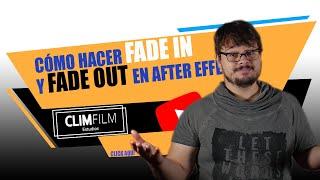  Cómo hacer FADE IN o FADE OUT en AFTER EFFECTS  COMO usar AFTER EFFECTS desde CERO #006