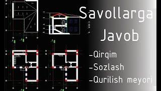 Savollarga Javoblarimiz - Qirqim, Sozlamalar, Qurilish meyori