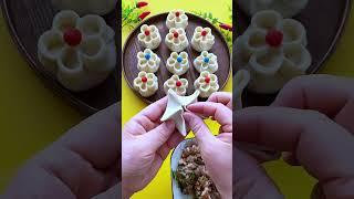 pearl Momo and dumplings folding technique #cooking #diy #cooking #recipe #foodie #yummy #momos